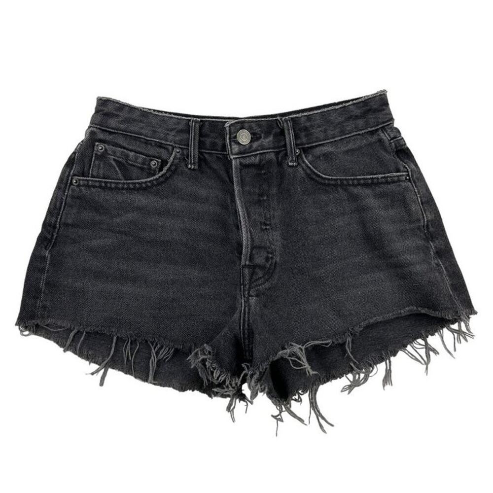 GRLFRND - Cindy High Rise Shorts in Black